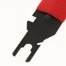 Upholstery Panel Clip Remover for Car Door, Pry Tool with Red Plastic Handle, Easy Removal for Car Door Dash Panel