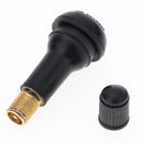 100pcs Auto TR413 Rubber Snap-in Tire Valve Stem for ATV, Lawn Mower