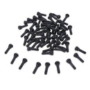 100pcs Auto TR413 Rubber Snap-in Tire Valve Stem for ATV, Lawn Mower