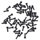 100pcs Auto TR413 Rubber Snap-in Tire Valve Stem for ATV, Lawn Mower