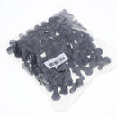 100pcs Auto TR412 Rubber Snap-in Tire Valve Stem for ATV, Lawn Mower