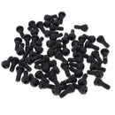100pcs Auto TR412 Rubber Snap-in Tire Valve Stem for ATV, Lawn Mower