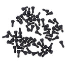 100pcs Auto TR412 Rubber Snap-in Tire Valve Stem for ATV, Lawn Mower