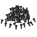 100pcs Auto TR412 Rubber Snap-in Tire Valve Stem for ATV, Lawn Mower