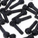 100pcs Auto TR414 Rubber Snap-in Tire Valve Stem for ATV, Lawn Mower