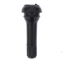 100pcs Auto TR414 Rubber Snap-in Tire Valve Stem for ATV, Lawn Mower