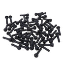 100pcs Auto TR414 Rubber Snap-in Tire Valve Stem for ATV, Lawn Mower