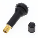 100pcs Auto TR414 Rubber Snap-in Tire Valve Stem for ATV, Lawn Mower