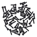 100pcs Auto TR414 Rubber Snap-in Tire Valve Stem for ATV, Lawn Mower