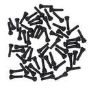 100pcs Auto TR414 Rubber Snap-in Tire Valve Stem for ATV, Lawn Mower