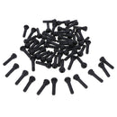 100pcs Auto TR414 Rubber Snap-in Tire Valve Stem for ATV, Lawn Mower