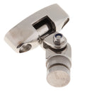 Marine Boat Sun Shade Awning Hand Rail Fitting, 316 Stainless Steel Hardware 25mm Dome Solid Core Slide Cap