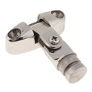 Marine Boat Sun Shade Awning Hand Rail Fitting, 316 Stainless Steel Hardware 25mm Dome Solid Core Slide Cap