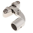 Marine Boat Sun Shade Awning Hand Rail Fitting, 316 Stainless Steel Hardware 22mm Bend Slide Cap