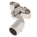 Marine Boat Sun Shade Awning Hand Rail Fitting, 316 Stainless Steel Hardware 22mm Bend Slide Cap