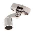 Marine Boat Sun Shade Awning Hand Rail Fitting, 316 Stainless Steel Hardware 22mm Bend Slide Cap
