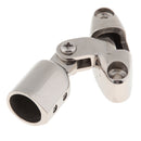 Marine Boat Sun Shade Awning Hand Rail Fitting, 316 Stainless Steel Hardware 25mm Bend Slide Cap