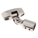 Marine Boat Sun Shade Awning Hand Rail Fitting, 316 Stainless Steel Hardware 25mm Bend Slide Cap