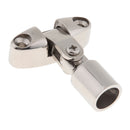 Marine Boat Sun Shade Awning Hand Rail Fitting, 316 Stainless Steel Hardware 19mm Slide Cap