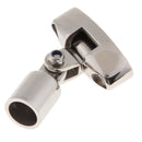 Marine Boat Sun Shade Awning Hand Rail Fitting, 316 Stainless Steel Hardware 19mm Slide Cap