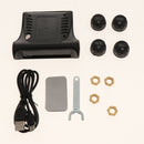 Aftermarket Tire Pressure Monitoring System TPMS Solar Power Universal Wireless + 4 External Sensors Real-time Display