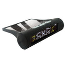 Aftermarket Tire Pressure Monitoring System TPMS Solar Power Universal Wireless + 4 External Sensors Real-time Display