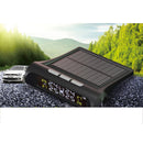 Aftermarket Tire Pressure Monitoring System TPMS Solar Power Universal Wireless + 4 External Sensors Real-time Display
