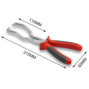Oil Filter Wrench Pliers - Long Handle Grip, Removes Filters