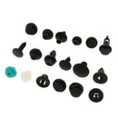 299Pcs Car Door Fastener Clips Pins Rivet - Weatherstrip/Fender Bumper Shield/Hood Insulation/Trim Panel/Push Type Retainer Screw Nut + 5pcs Tools