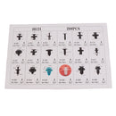 299Pcs Car Door Fastener Clips Pins Rivet - Weatherstrip/Fender Bumper Shield/Hood Insulation/Trim Panel/Push Type Retainer Screw Nut + 5pcs Tools