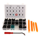 299Pcs Car Door Fastener Clips Pins Rivet - Weatherstrip/Fender Bumper Shield/Hood Insulation/Trim Panel/Push Type Retainer Screw Nut + 5pcs Tools