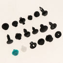 299Pcs Car Door Fastener Clips Pins Rivet - Weatherstrip/Fender Bumper Shield/Hood Insulation/Trim Panel/Push Type Retainer Screw Nut + 5pcs Tools