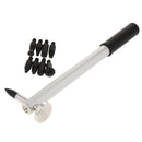 Aluminum Dent Hail Hammer Tap Down with Screw-on Plastic Tip for Car Repair Tool
