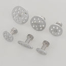 (Variety Pack of 6) Aluminum Alloy Glue Puller Tabs Paintless Repair Tools for Car Body Dent Removal