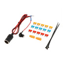 Car Cigarette Lighter, Add-a-Circuit Fuse Tap Cable 1 Meter, 5A 10A 15A Blade Fuse Holder Medium Size Remover