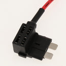 Car Cigarette Lighter, Add-a-Circuit Fuse Tap Cable 1 Meter, 5A 10A 15A Blade Fuse Holder Medium Size Remover