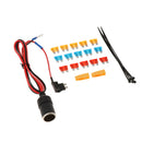 Car Cigarette Lighter, Add-a-Circuit Fuse Tap Cable 1 Meter, 5A 10A 15A Blade Fuse Holder Medium Size Remover