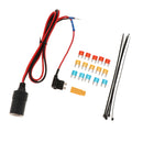 Car Cigarette Lighter, Add-a-Circuit Fuse Tap Cable 1 Meter, 5A 10A 15A Blade Fuse Holder Small Size Remover