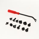 Auto Clips Car Vent Body Clips Retainer Push Kit - 240Pcs Car Panel Trim Plastic Fasteners Rivet Kits Universal for Ford GM FOR Toyota FOR Honda
