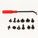 Auto Clips Car Vent Body Clips Retainer Push Kit - 240Pcs Car Panel Trim Plastic Fasteners Rivet Kits Universal for Ford GM FOR Toyota FOR Honda