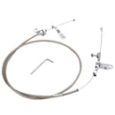 Stainless Steel Braided Kickdown Cable Detent for Ford C4 Mustang,Falcon, Ranchero, F150 truck, Bronco, Van
