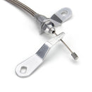 Stainless Steel Braided Kickdown Cable Detent for Ford C4 Mustang,Falcon, Ranchero, F150 truck, Bronco, Van
