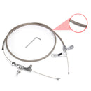 Stainless Steel Braided Kickdown Cable Detent for Ford C4 Mustang,Falcon, Ranchero, F150 truck, Bronco, Van