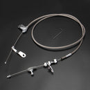 Stainless Steel Braided Kickdown Cable Detent for Ford C4 Mustang,Falcon, Ranchero, F150 truck, Bronco, Van