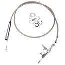 Stainless Steel Braided Kickdown Cable Detent for GM CHEVY/ PONTIAC/OLDSMOBILE/BUICK 700R4