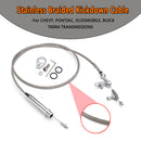 Stainless Steel Braided Kickdown Cable Detent for GM CHEVY/ PONTIAC/OLDSMOBILE/BUICK 700R4