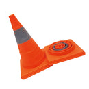 Telescopic Folding Road Cone Barricades Warning Sign Reflective Oxford Traffic Cone Traffic Facilities For Road Safety