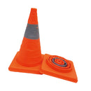 Telescopic Folding Road Cone Barricades Warning Sign Reflective Oxford Traffic Cone Traffic Facilities For Road Safety