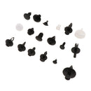 450pcs Fender Clip,Plastic Clips for Car,Push-Type Bumper Fasteners Rivet Clips Auto Clips & Fastener