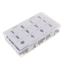 240pcs Fender Clip,Plastic Clips for Car,Push-Type Bumper Fasteners Rivet Clips Auto Clips & Fastener